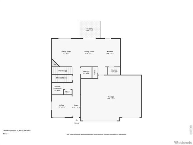 2410 Pineywoods Street, Mead, CO 80542