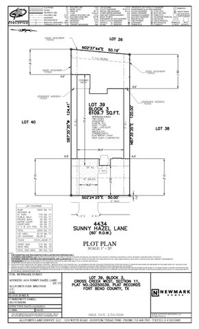 4434 Sunny Hazel Lane, Fulshear, TX 77441