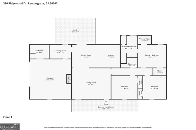 386 Ridgewood Drive, Pendergrass, GA 30567