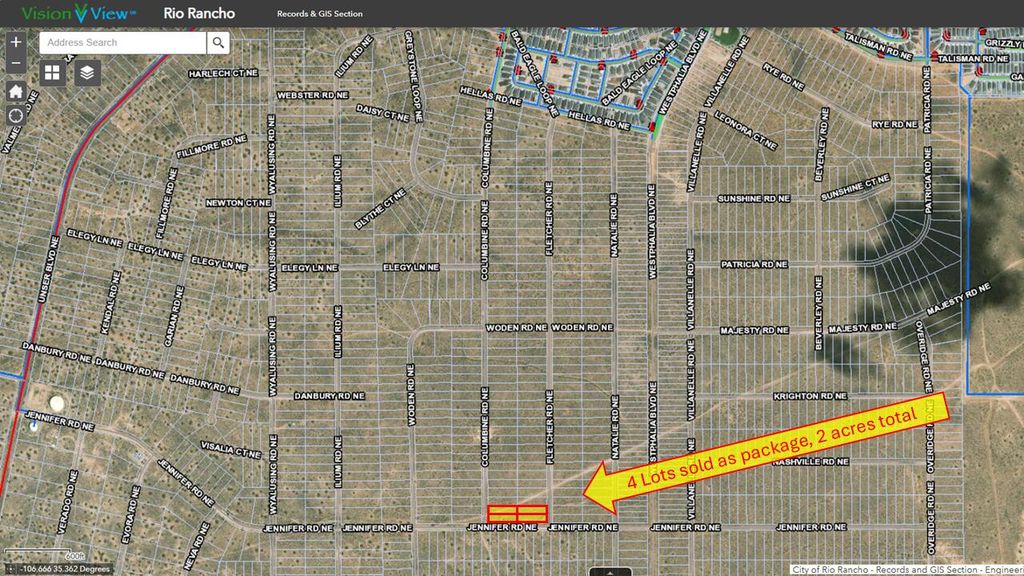 4 Lots Fletcher-Columbine Road NE, Rio Rancho, NM 87144