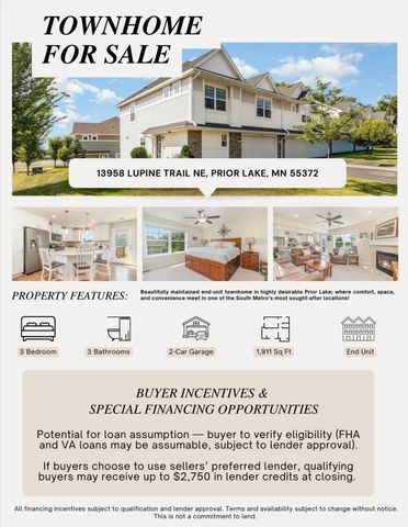 13958 Lupine Trail NE, Prior Lake, MN 55372