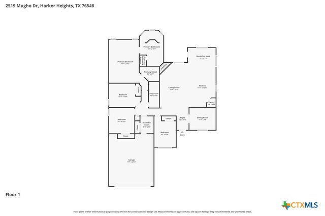 2519 Mugho Drive, Harker Heights, TX 76548
