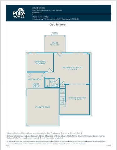 1193 Sydney Terrace, Mount Juliet, TN 37122