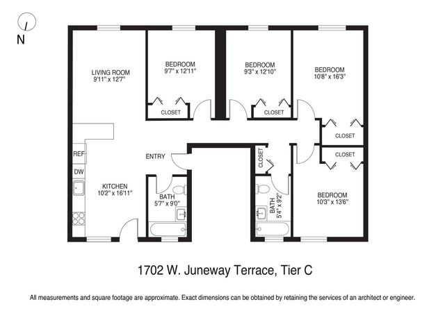 1702 W Juneway Terrace 2C, Chicago, IL 60626