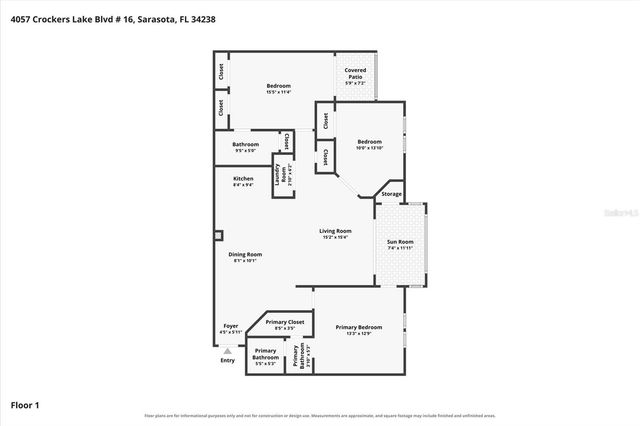 4057 CROCKERS LAKE BOULEVARD 16, Sarasota, FL 34238