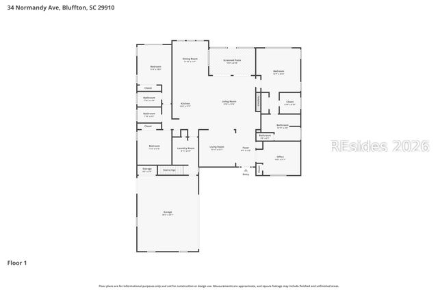 34 Normandy Ave, Bluffton, SC 29910