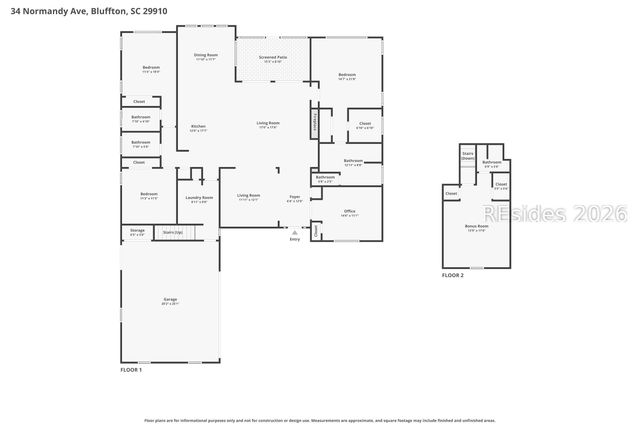 34 Normandy Ave, Bluffton, SC 29910