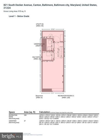 821 S DECKER AVE S, Baltimore, MD 21224