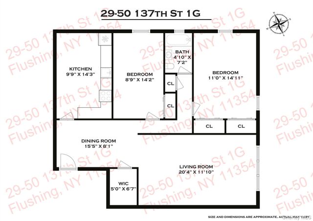29-50 137th Street 1G, Flushing, NY 11354