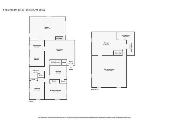 4 Killoran Drive, Essex Junction, VT 05452