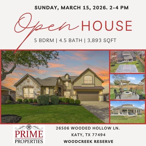 26506 Wooded Hollow Lane, Katy, TX 77494