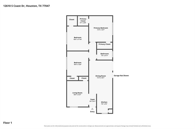 12610 S Coast Drive, Houston, TX 77047