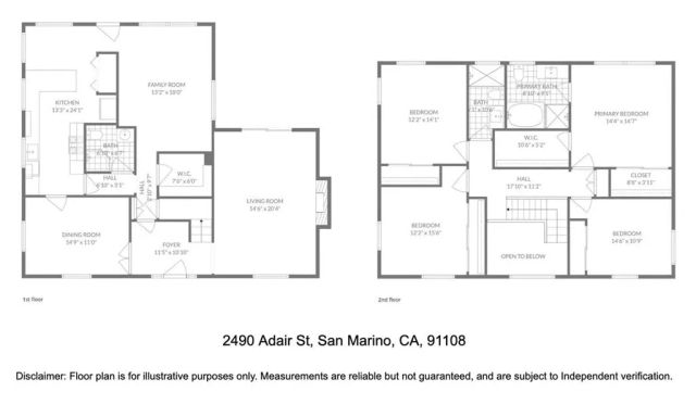 2490 Adair Street, San Marino, CA 91108