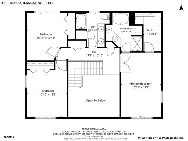 4366 86th STREET, Kenosha, WI 53142