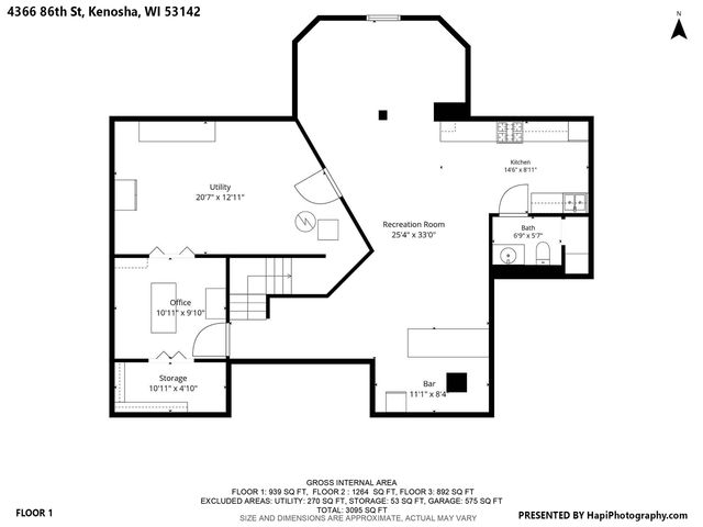 4366 86th STREET, Kenosha, WI 53142