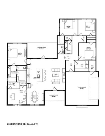 2634 Bainbridge Drive, Dallas, TX 75237