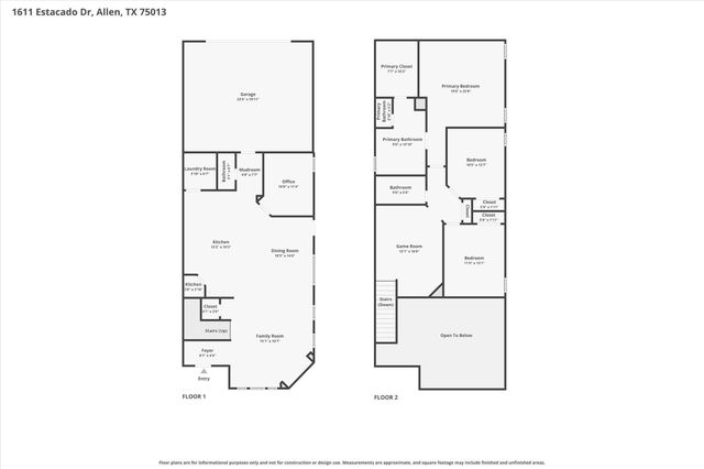 1611 Estacado Drive, Allen, TX 75013
