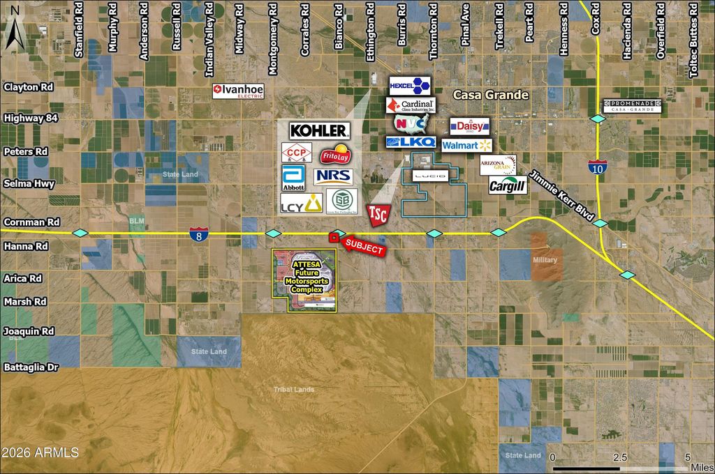 0 S Bianco Road -, Stanfield, AZ 85172 — exterior