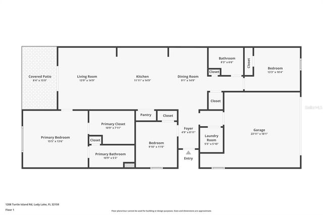 1208 TURTLE ISLAND ROAD, Lady Lake, FL 32159