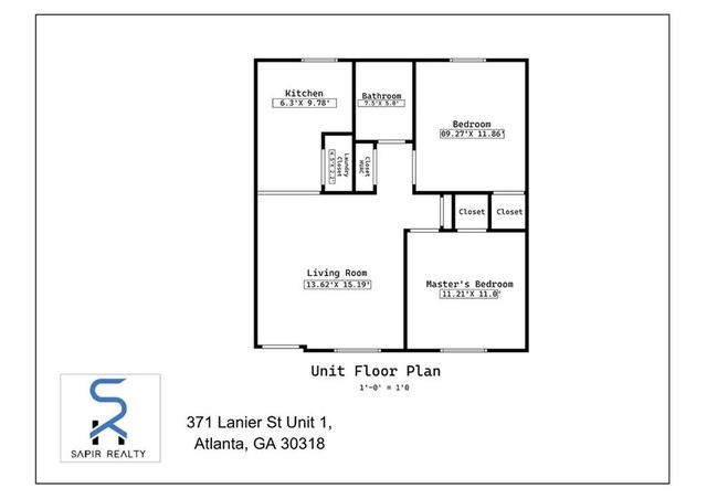 371 Lanier Street NW 1, Atlanta, GA 30318