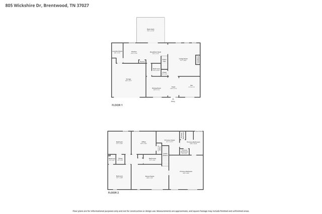 805 Wickshire Dr, Brentwood, TN 37027