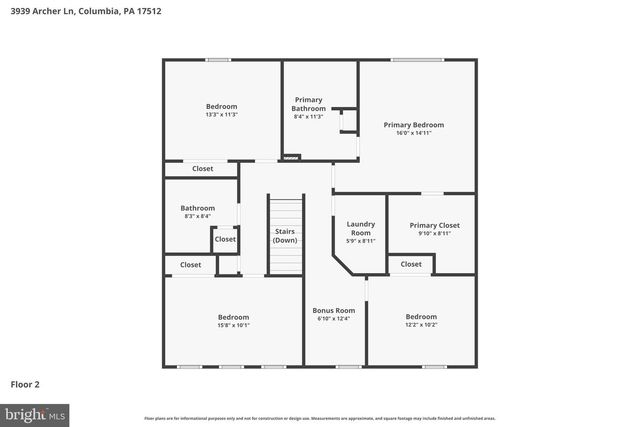 3937 ARCHER LN, Columbia, PA 17512