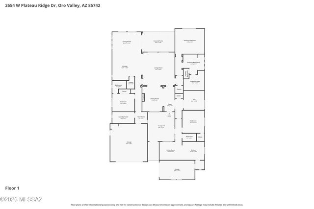 2654 W Plateau Ridge Drive, Tucson, AZ 85742