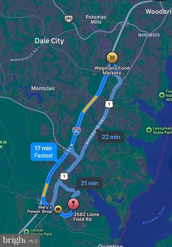 3582 LIONS FIELD RD, Triangle, VA 22172