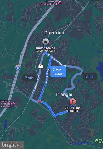 3582 LIONS FIELD RD, Triangle, VA 22172