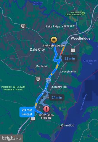 3582 LIONS FIELD RD, Triangle, VA 22172