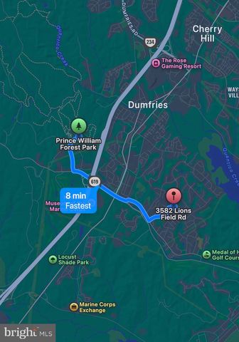 3582 LIONS FIELD RD, Triangle, VA 22172