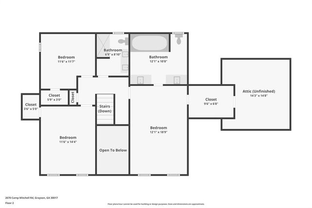 2670 Camp Mitchell Road, Grayson, GA 30017