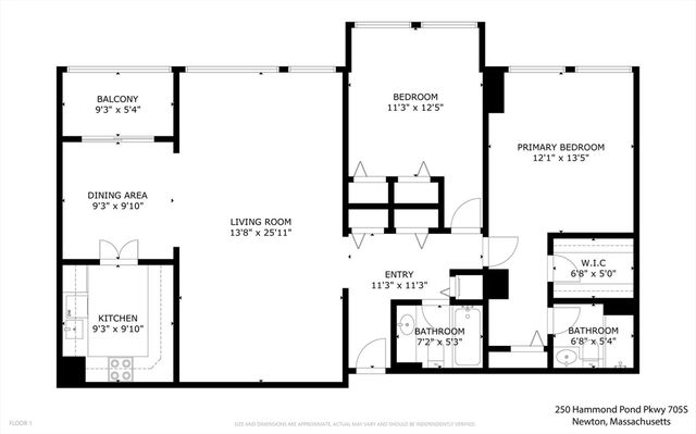 250 Hammond Pond Parkway 705S, Newton, MA 02467