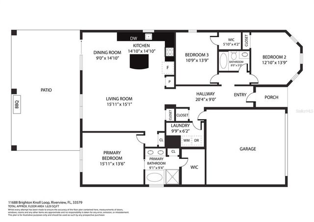 11688 BRIGHTON KNOLL LOOP, Riverview, FL 33579