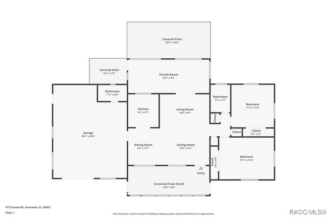 412 Sunset Road, Inverness, FL 34453