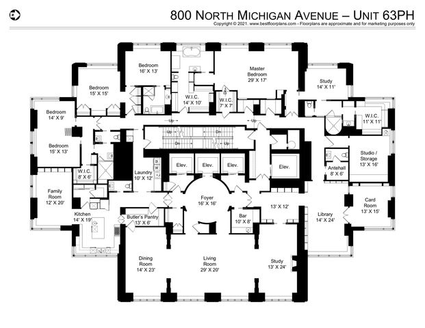800 N Michigan Avenue 63PH, Chicago, IL 60611