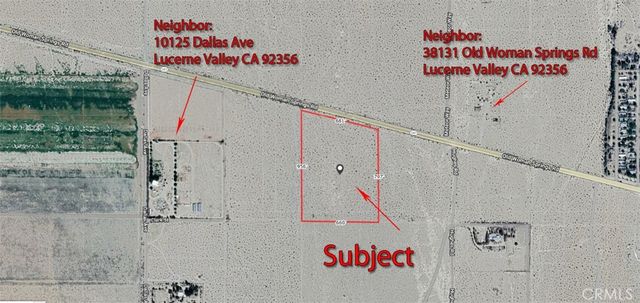 38000 Old Woman Springs Road, Lucerne Valley, CA 92356