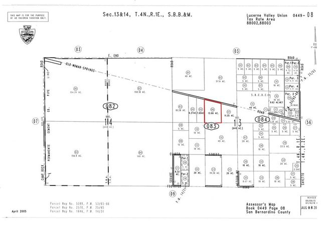 38000 Old Woman Springs Road, Lucerne Valley, CA 92356