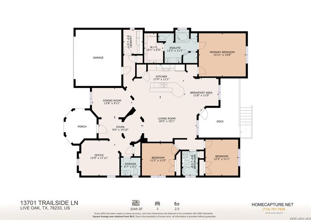 13701 TRAILSIDE LN, Live Oak, TX 78233