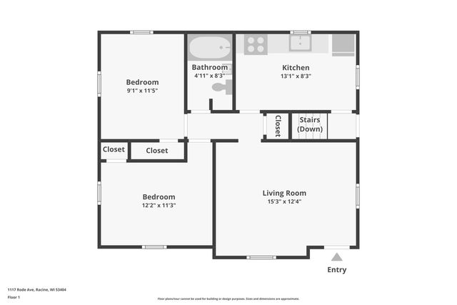 1117 Rode AVENUE, Racine, WI 53404