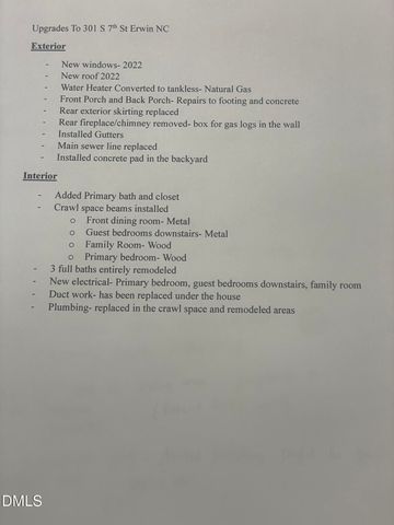 301 S 7th Street, Erwin, NC 28339