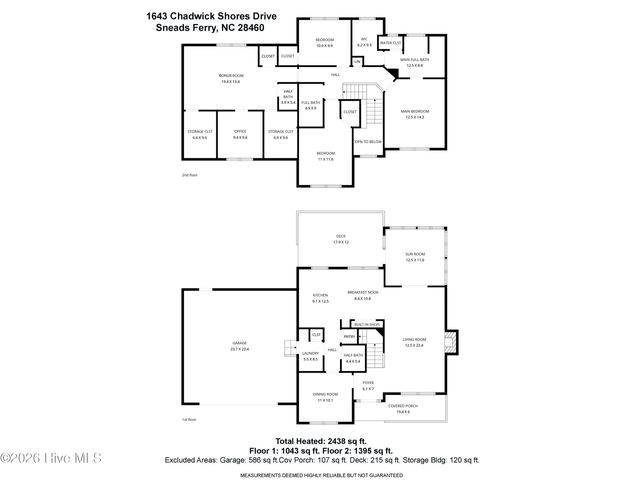 1643 Chadwick Shores Drive, Sneads Ferry, NC 28460