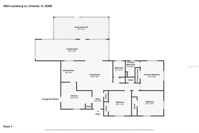 4004 LOUISBURG LANE, Orlando, FL 32808
