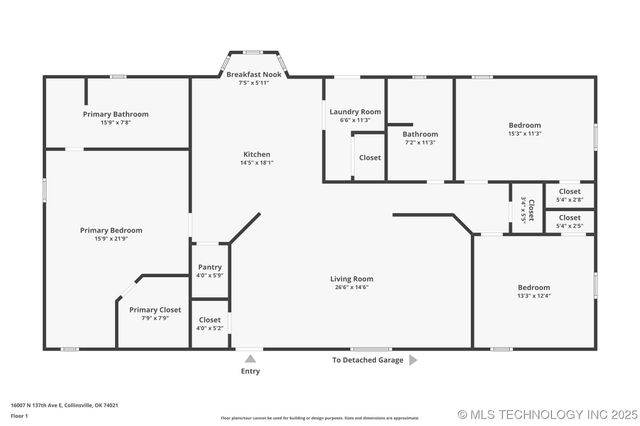 16007 N 137th East Avenue, Collinsville, OK 74021