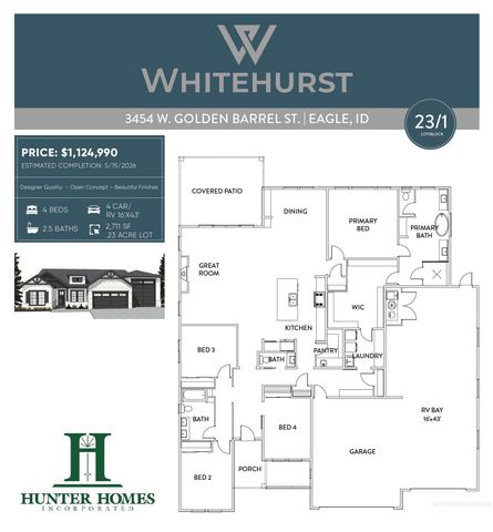 3454 W Golden Barrel St., Eagle, ID 83616