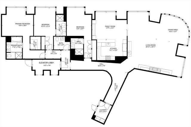 1 Dalton St 3801, Boston, MA 02115