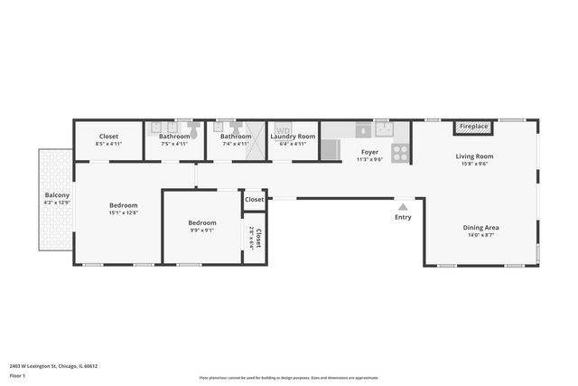 2403 W Lexington Street 3, Chicago, IL 60612