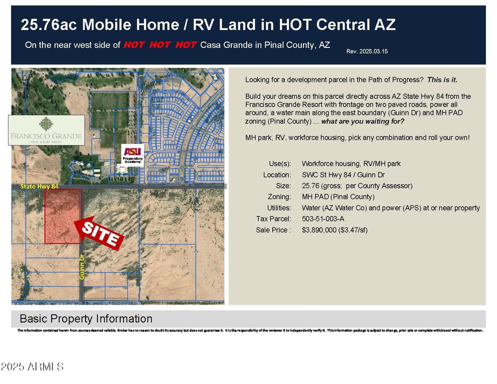0 W Gila Bend Highway -, Casa Grande, AZ 85193 — exterior