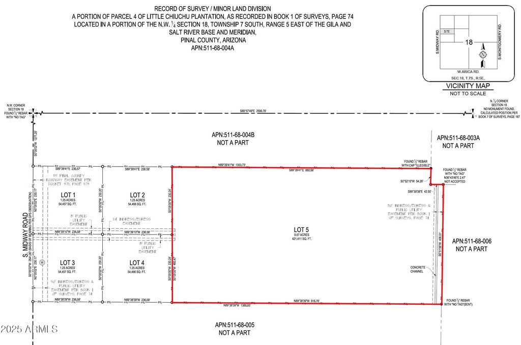 Lot 5 S MIDWAY(EAST) Road 5, Casa Grande, AZ 85193 — photo 3