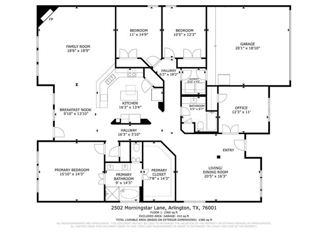2502 Morningstar Lane, Arlington, TX 76001
